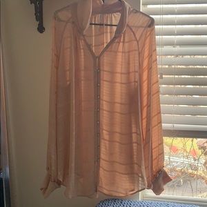 Anthropologie blouse size XL
